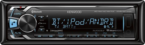  Kenwood - Built-In Bluetooth - Apple® iPod®- and Satellite Radio-Ready - In-Dash Deck - Black