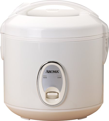 AROMA - 4-Cup Rice Cooker - White