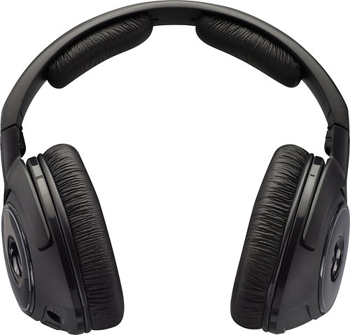  Sennheiser - Dynamic Wireless Over-the-Ear Headphones - Black