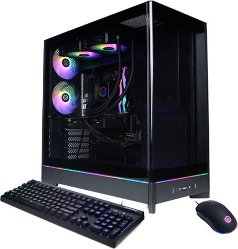 CyberPowerPC - Gamer Supreme Gaming Desktop - AMD Ryzen 7 9700X - 32GB Memory - AMD Radeon RX 9060 XT 16GB - 2TB PCIe 4.0 SSD - Black