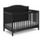 Graco - Paris 4-in-1 Convertible Crib - Black-Front_Standard