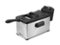 Elite Gourmet - 3.5Qt. Deep Fryer with Timer & Thermostat - Stainless Steel-Front_Standard