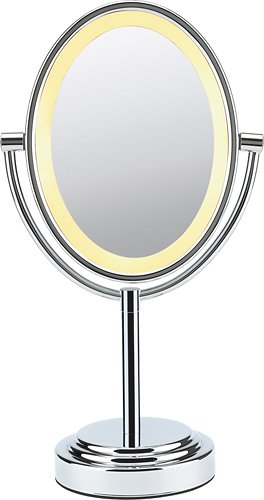  Conair - Double-Sided Illuminated Mirror - Chrome
