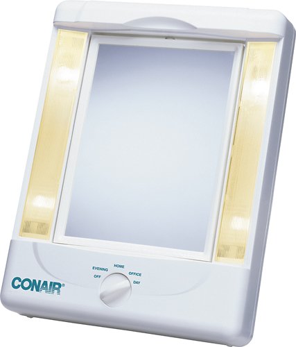  Conair - Illumina Collection 2-Sided Makeup Mirror - White