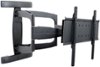 Peerless-AV - SmartMount Articulating, Tilt, Swivel Display Wall Mount For Most 37" - 63" Flat Panel Displays - Black-Angle_Standard