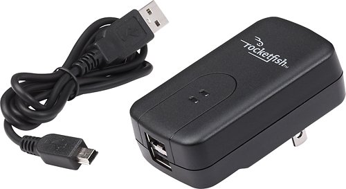  Rocketfish™ - USB Wall Charger for Most GPS - Black