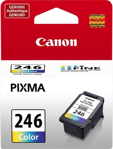 Canon - 246 Standard Capacity - Color (Dye-Based Cyan, Dye-Based Magenta, Dye-Based Yellow) Ink Cartridge - Multi