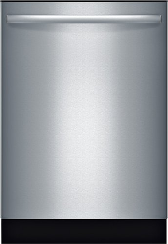  Bosch - 100 Series 24&quot; Tall Tub Built-In Dishwasher with Stainless-Steel Tub - Stainless Steel