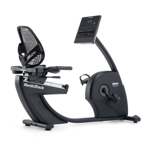 NordicTrack - G LE Recumbent Bike - Black-Front_Standard 