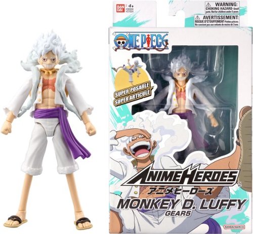 Bandai Anime Heroes One Piece Luffy Gear 5 6.5