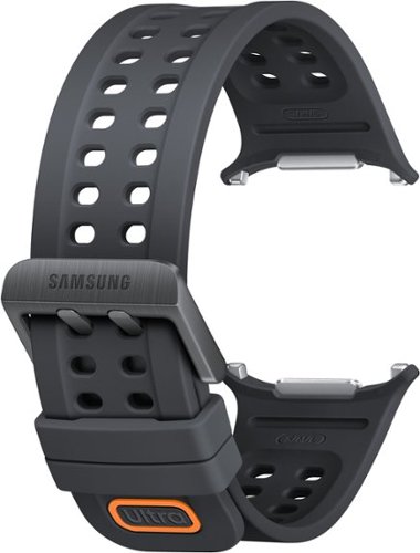 Samsung - Marine Band for Galaxy Watch Ultra and Galaxy Watch Ultra2 M/L - Black