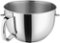 KitchenAid - 6 Quart Bowl-Lift Polished Bowl with Comfortable Handle - KN2B6PEH - Stainless steel-Front_Standard