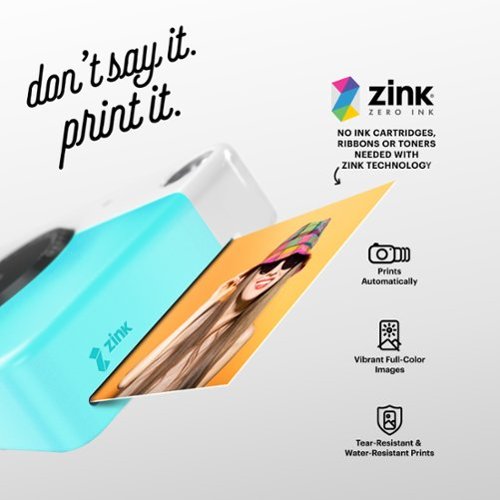 Kodak Printomatic Instant Print Camera - Instant Digital Camera Prints on Zink 2x3 Photo Paper - Blue HOW TO BUY