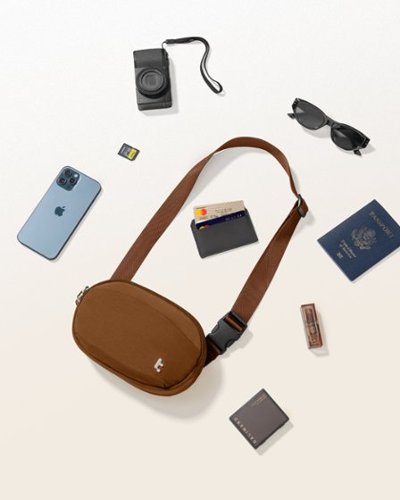 tomtoc SlingBean-T32 1.5L Sling Bag with RFID Blocking, Belt Bag Fanny Pack Waist Bag Crossbody Bag for Travel, Everyday - Caramel WHERE TO BUY