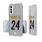Keyscaper - NFL - Joey Porter Jr. Pittsburgh Steelers Galaxy Clear Case - S24 - Multicolor-Front_Standard