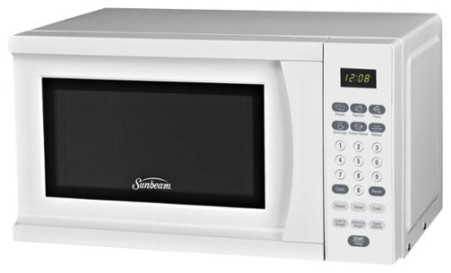  Sunbeam - 0.7 Cu. Ft. Compact Microwave - White