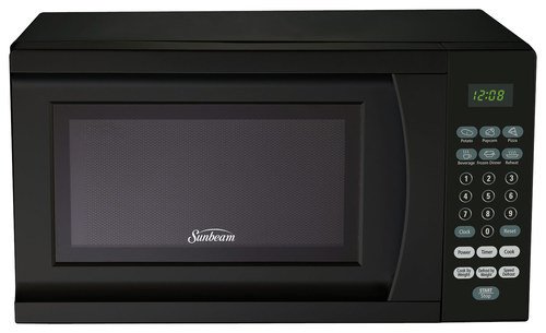  Sunbeam - 0.7 Cu. Ft. Compact Microwave - Black