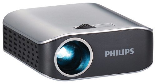  Philips - PicoPix WVGA DLP Pico Projector - Black