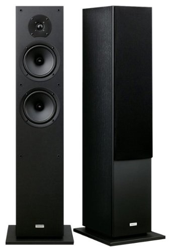  Onkyo - Dual 6-1/4&quot; 2-Way Floor Speakers (Pair) - Black