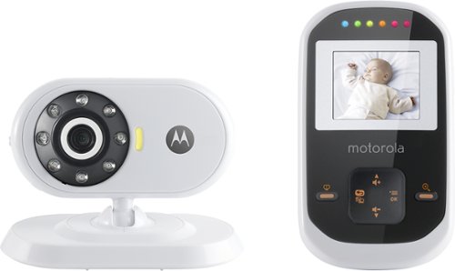  Motorola - Digital Wireless Video Baby Monitor - White