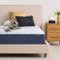 Serta - Sleep to Go 12" Memory Foam Firm Mattress in a Box -Queen - Light Blue-Front_Standard