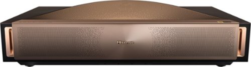 Hisense - L9Q Triple Laser UST Projector, 5000 Lumens, 80"-200", 4K Google TV, IMAX Enhanced, Pantone Validated - Walnut