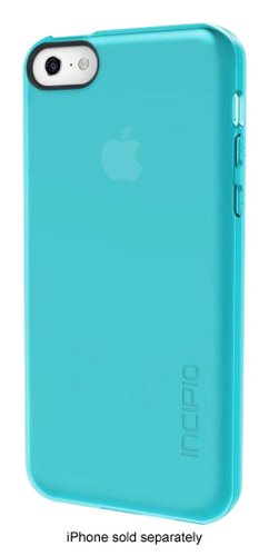  Incipio - feather Clear Ultralight Snap-On Case for Apple® iPhone® 5c - Clear Turquoise