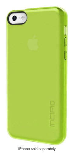  Incipio - feather Clear Ultralight Snap-On Case for Apple® iPhone® 5c - Clear Lime