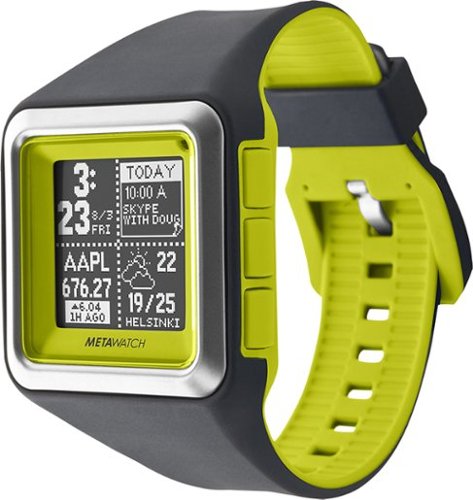  MetaWatch - STRATA Watch for Apple® iPhone® 4S and 5 and Select Android Mobile Phones - Optic Green