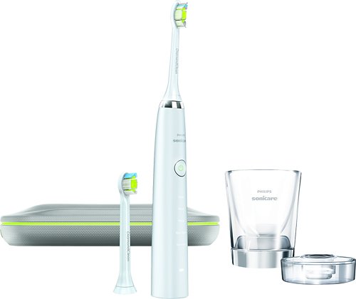  Philips Sonicare - Sonicare DiamondClean Rechargeable Toothbrush - White/Silver