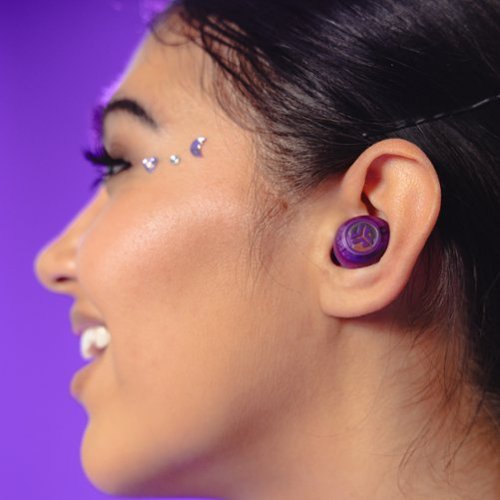 JLab Go POP ANC True Wireless Earbuds & Cloud Foam Tips - Purple WORLDWIDE DELIVERY