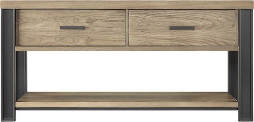  Whalen Furniture - Rustic TV Console for Most Flat-Panel TVs Up to 65&quot; - Ash
