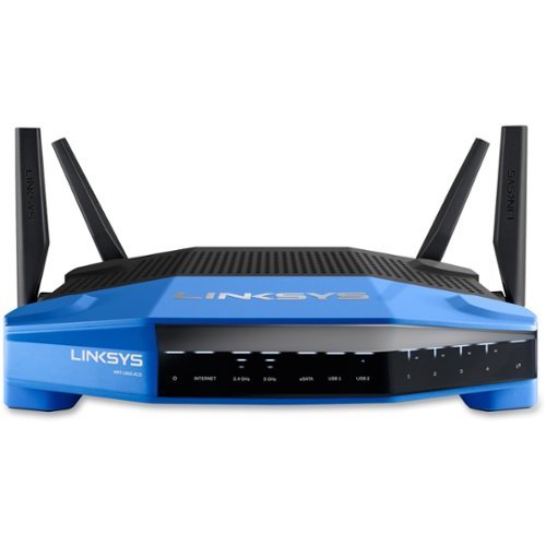  Linksys - AC1900 Dual-Band Wi-Fi Router - Black