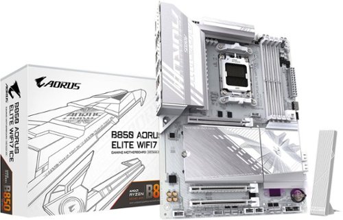 GIGABYTE B850 AORUS ELITE WIFI7 (Socket AM5) AMD B850 ATX DDR5 Wi-Fi 7 Motherboard - White WORLDWIDE DELIVERY