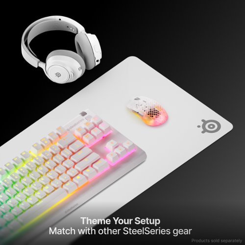 SteelSeries QcK Heavy Gaming Mouse Pad XXL - White SHOP ONLINE