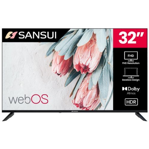 Sansui - 32" VA Series Full HD Smart TV with Dolby Vision HDR, Dolby Atmos, WebOS-Front_Standard 