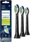 Philips - Sonicare W DiamondClean Replacement Toothbrush Heads, 3 Pack, HX6063/95 - Black-Front_Standard
