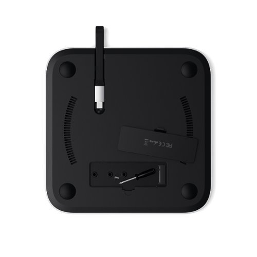 Satechi Stand & Hub for Mac Mini w/ SSD Enclosure with USB-C Data port, 3 USB-A Data ports, Micro/SD Card Readers, & 3.5mm Audio - Silver BUY ONLINE