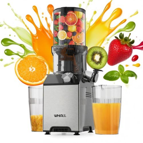 WHALL Cold Press Juicer Machine, Slow Juicer, High Juice Yield