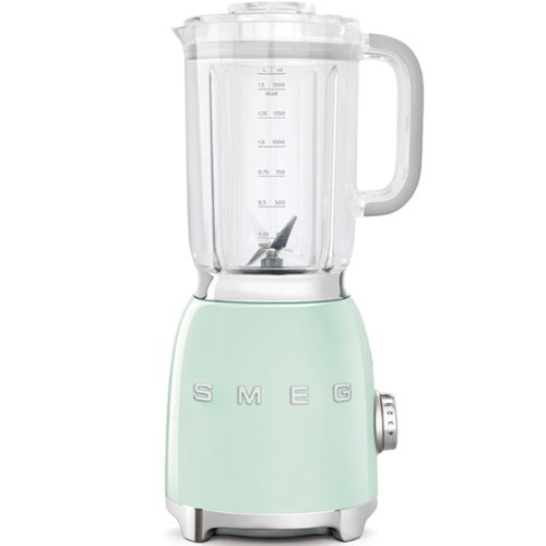 SMEG - BLF01 Countertop 4-Speed Blender, 48 oz - Pastel Green-Front_Standard 