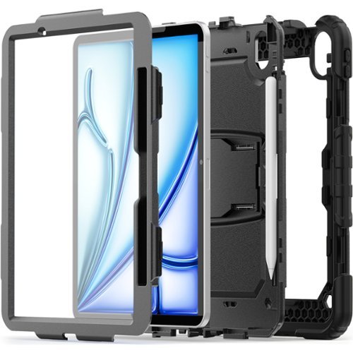 SaharaCase Raider Series Heavy-Duty Case for Apple iPad Air 13 M3/M2 - Scorpion Black GLOBAL SHIPPING