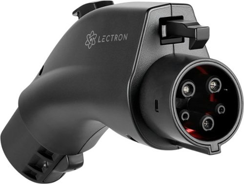 Lectron - NACS to J1772 EV Charging Adapter for Tesla Wall Connectors, Destination Chargers, & Mobile Connectors- up to 80A - Black