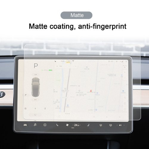 SaharaCase ZeroDamage Ultra Strong Tempered Glass Screen Protector for Tesla Model 3 and Model Y - Matte Clear HOW TO BUY