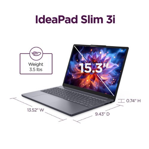 Lenovo IdeaPad Slim 3i 15.3 2k Laptop - Core 5 Processor 320 2026 - 8GB Memory - 256GB Storage - Luna Grey SHOP ONLINE