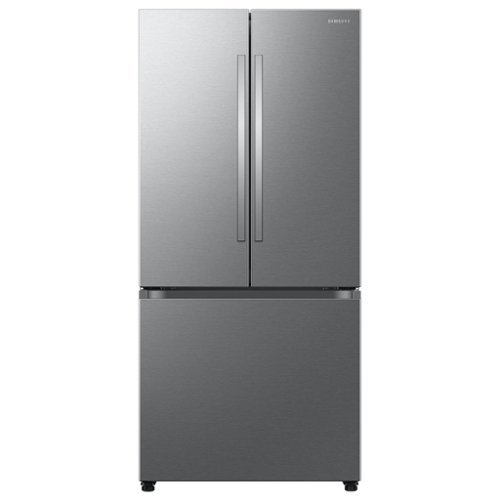 Samsung - Bespoke AI 25 cu. ft. 3-Door French Door Refrigerator with Auto Ice Maker & All-Around Cooling - Stainless Steel