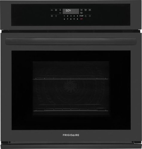 Frigidaire - 27" Single Wall Oven with Air Fry - Black