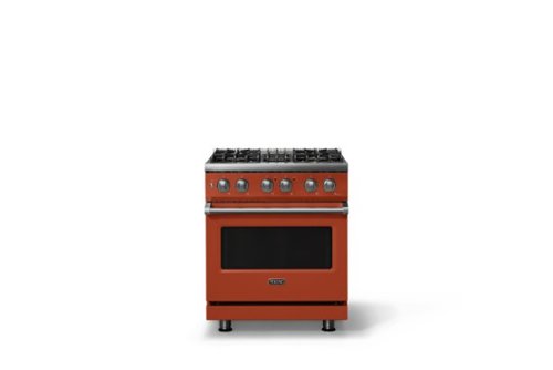 Viking - 30 in. Wide 4 Burner Pro 5 Series 4.7 Cu. Ft. Freestanding Sealed Dual Fuel Convection Range - Spiced Cider - Spiced Cider