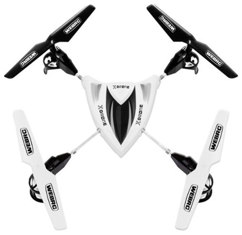  WebRC - XDrone Remote-Controlled Quadcopter - White
