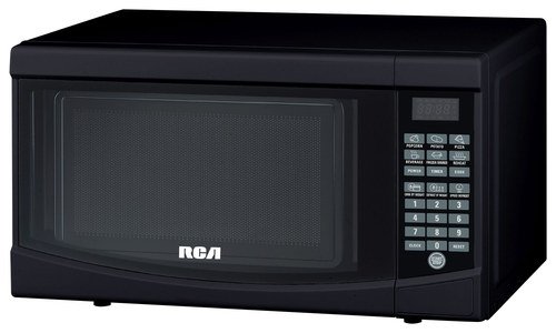 Curtis - 0.7 Cu. Ft. Compact Microwave - Black-Front_Standard 