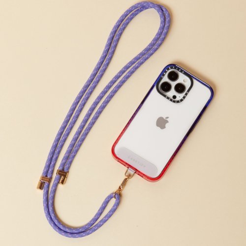 CASETiFY Rope Cross-body Phone Strap Compatible with Most Cell Phone Devices - Peri Purple/Reflective WHERE TO BUY